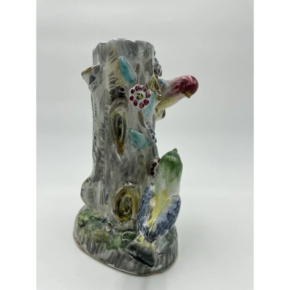 Vintage Ceramic Double Bird Spill Vase or Flower‎ Vase Japan 7